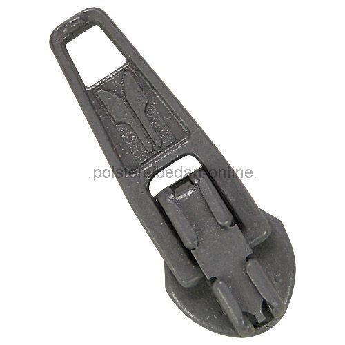 100 Stück Metall Schieber Grau