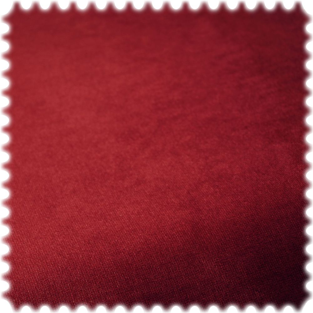 Hochwertiger Samt Möbelstoff Mohair Look Bordeaux
