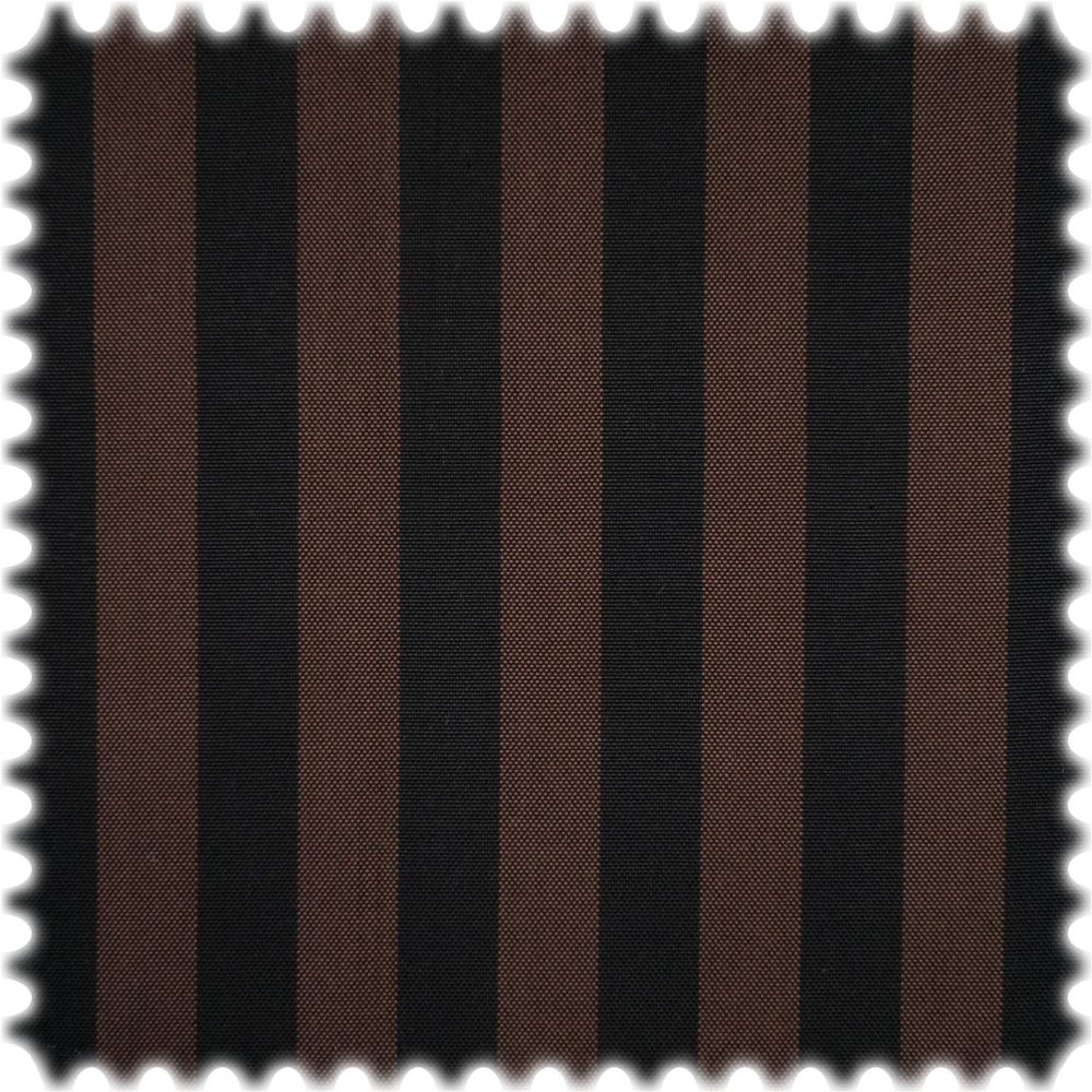 AKTION Trevira CS Streifen Möbelstoff Sporty Stripe Schwarz / Dunkelbraun
