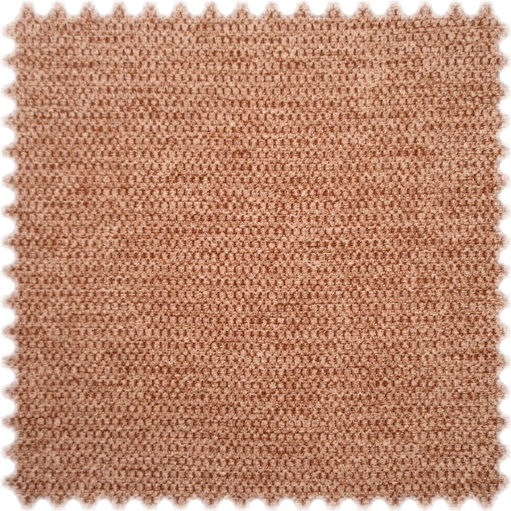 Chenille Möbelstoff Basic Apricot mit Rückenkaschierung