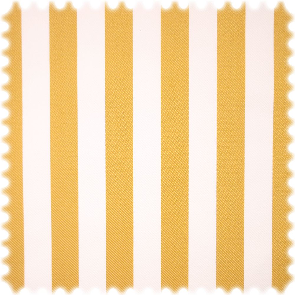 UV Beständiger Outdoor Möbelstoff Sunset Stripes Gelb Weiß,  Polsterstoffe Möbelstoffe Ihr Fachhandel für Polstermaterial