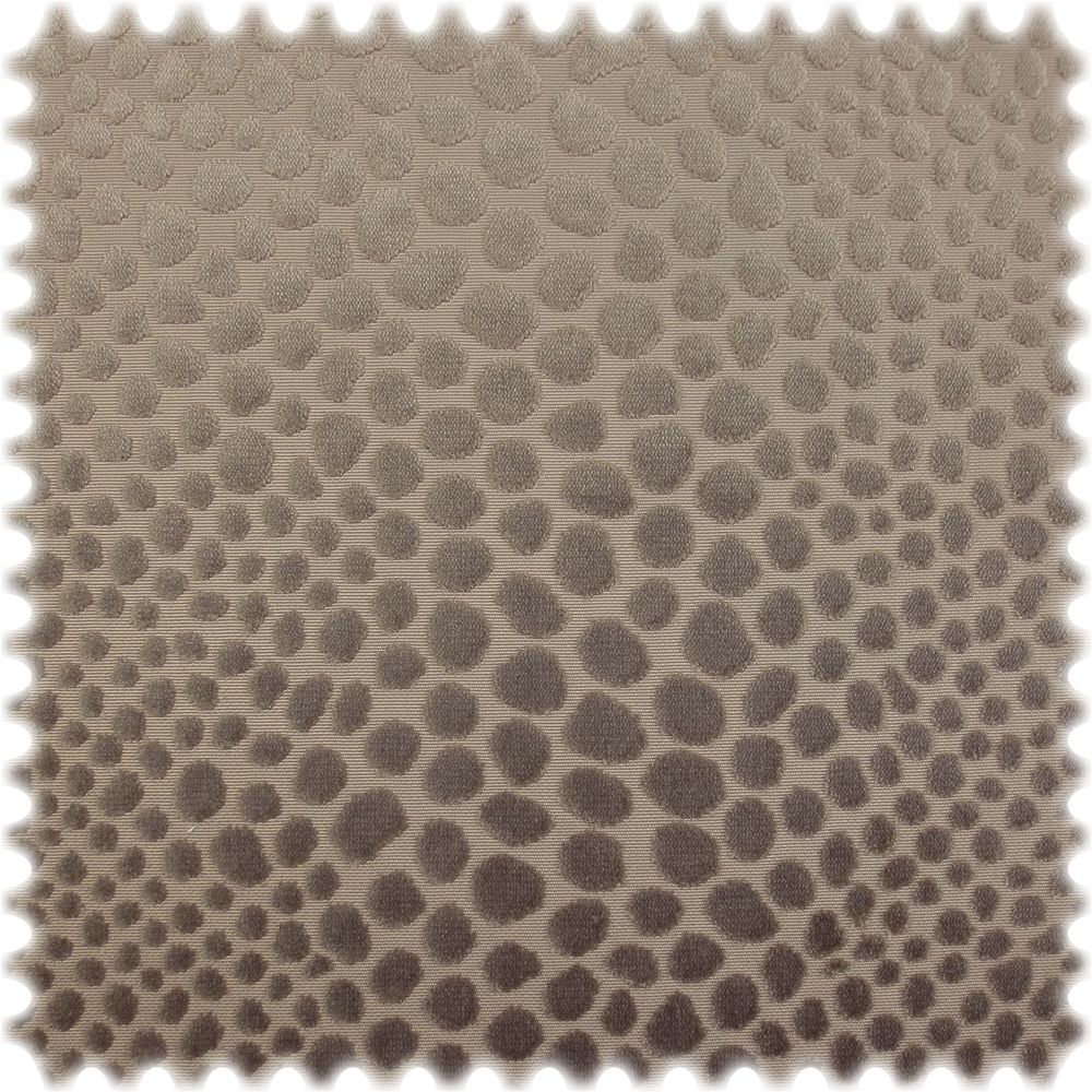 AKTION Reststück 2 Meter Trevira CS Velours de Géne Möbelstoff Fancy Odetta Graubeige